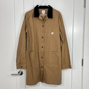 Vans XL Tan Brown Drill Long Chore Coat